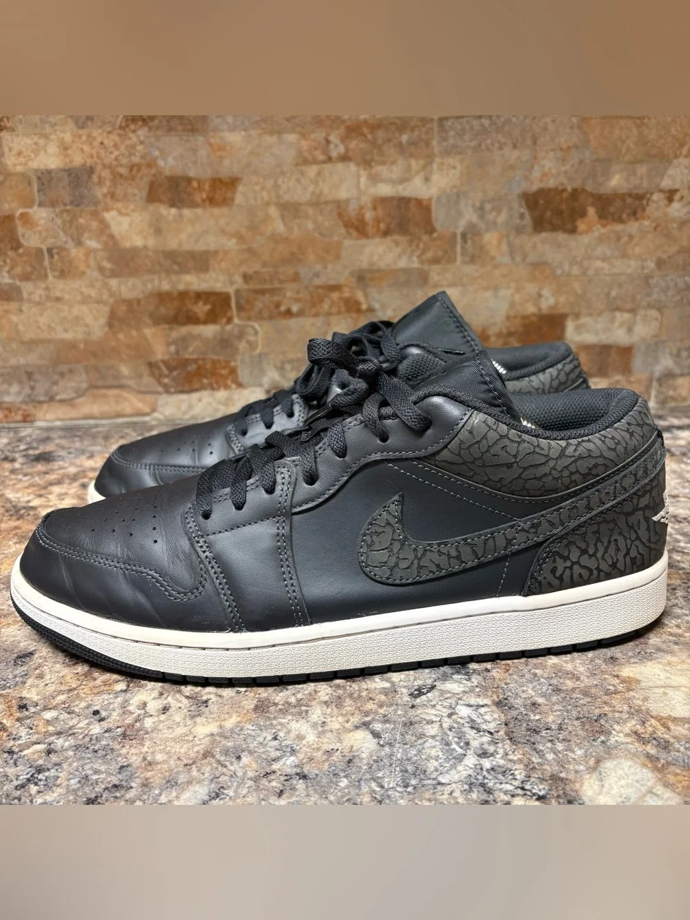 Air Jordan 1 Low SE 'Black Elephant' FB9907-001 Size 13